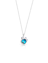Radiant Swan Charm Necklace|925 Pure Silver