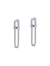 U-Link Earrings|925 Pure Silver