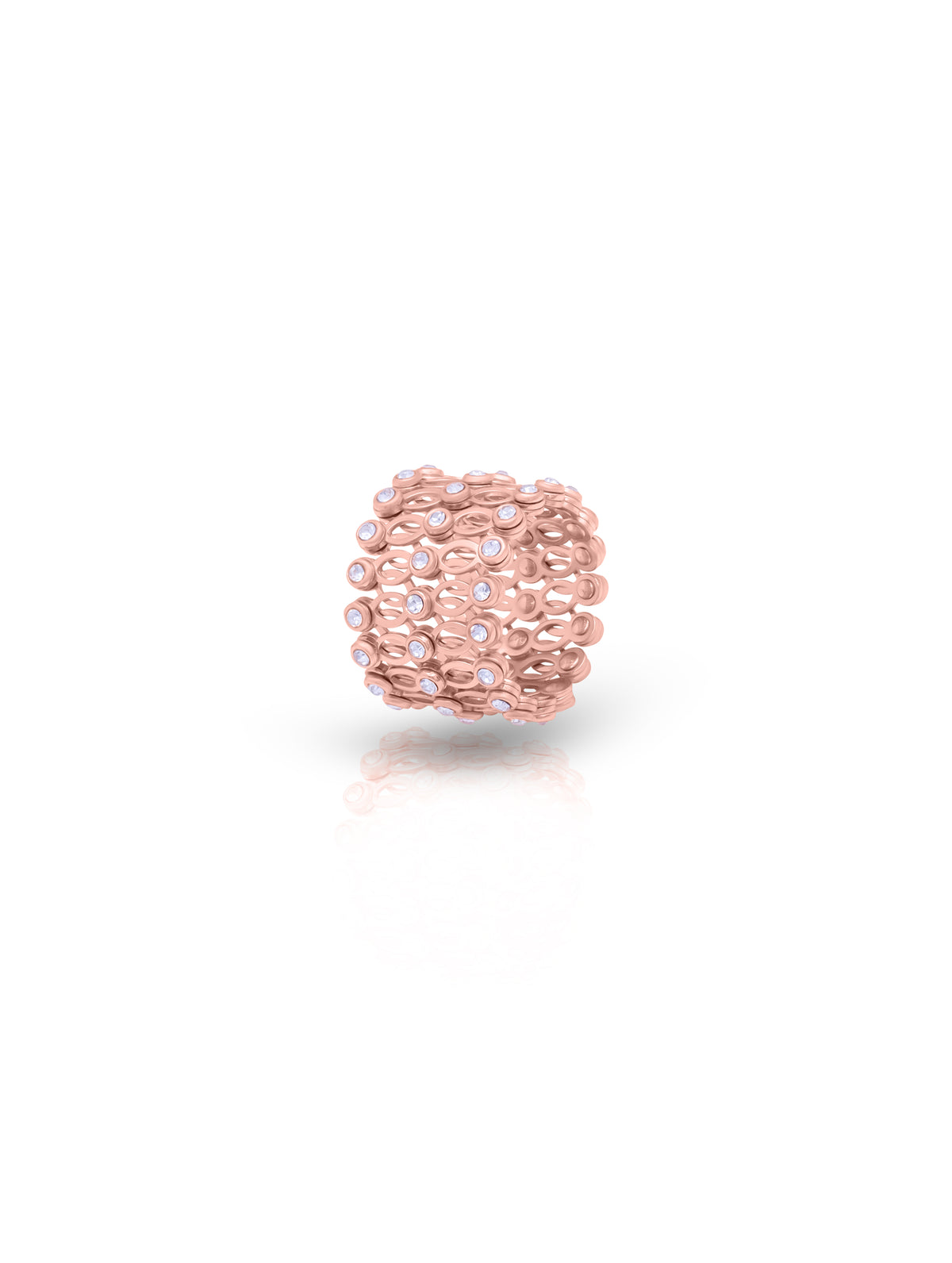 Rose Gold Ring cum Bracelet |925 Pure Silver