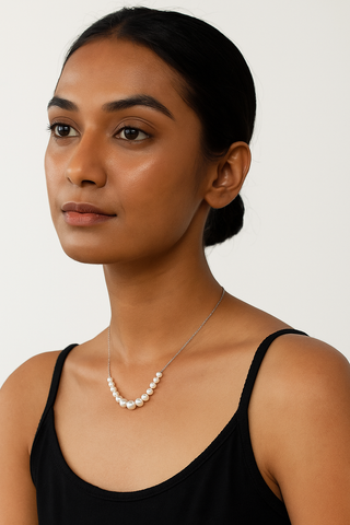 Mystique Pearl Chain|925 Pure Silver