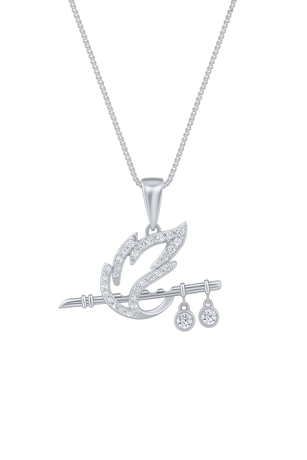 Sacred Strings Pendant - Pure 925 Silver
