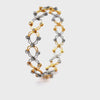 Gold and Silver Ring cum Bracelet |925 Pure Silver