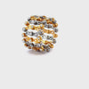 Gold and Silver Ring cum Bracelet |925 Pure Silver