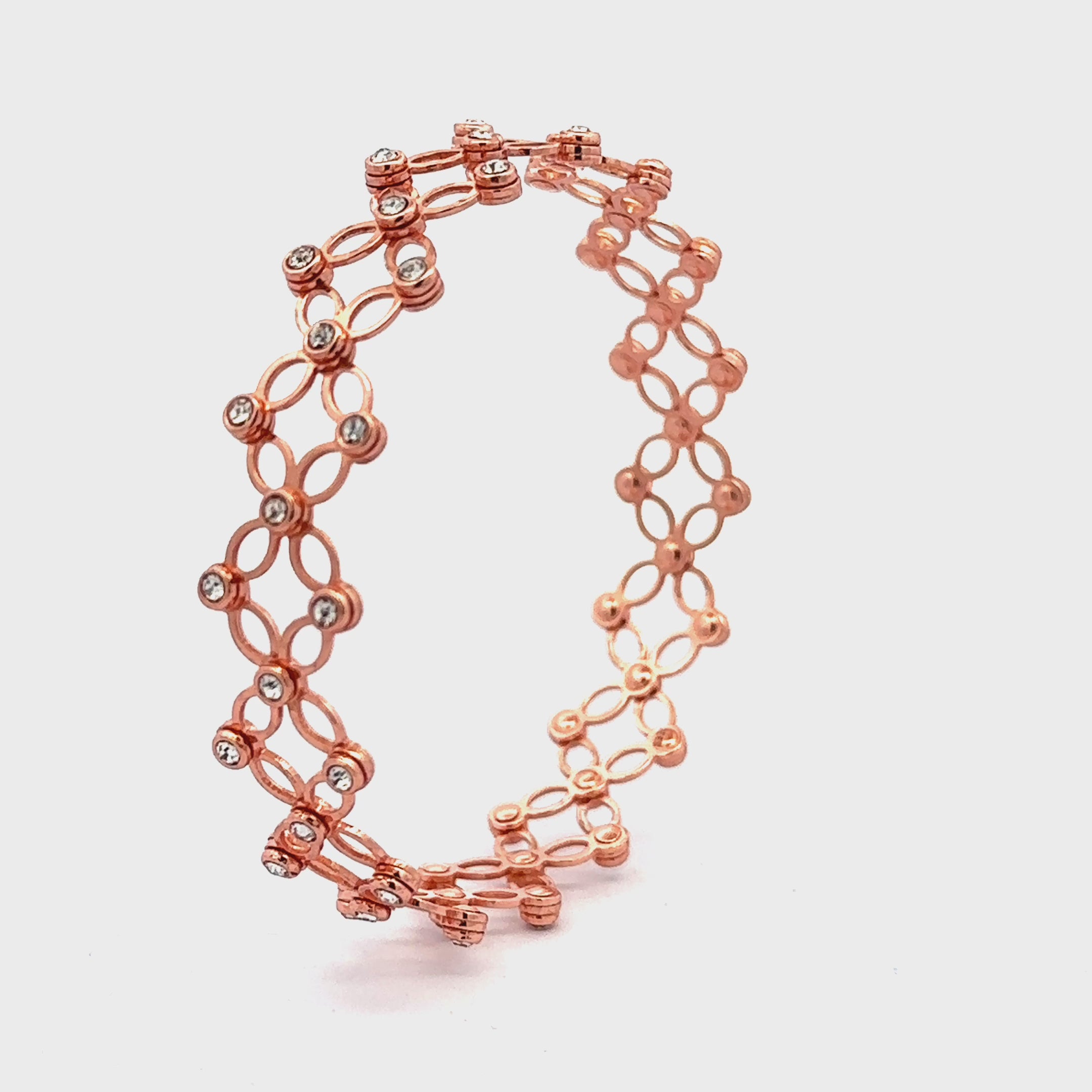 Rose Gold Ring cum Bracelet |925 Pure Silver