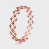Rose Gold Ring cum Bracelet |925 Pure Silver